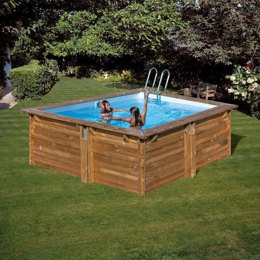 Piscina De Madera Cuadrada - Carra